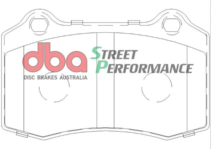 DBA 92-02 Dodge Viper Front SP Performance Brake Pads - DB1936SP