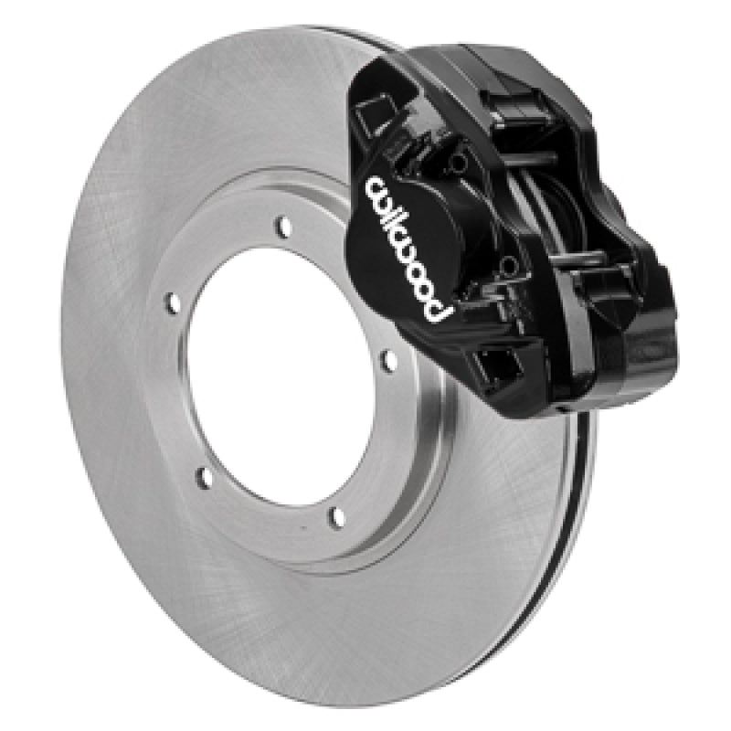 Wilwood 69-74 Porsche 911 D31 11.10in. Front Brake Kit w/ Flex Lines - Black - 140-17652
