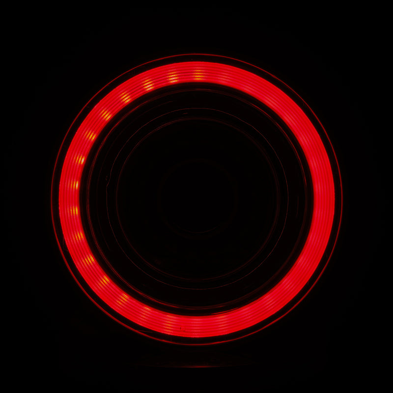 AlphaRex 10-15 Ferrari 458 NOVA-Series Prismatic LED Tail Lights Red Clear - 668002