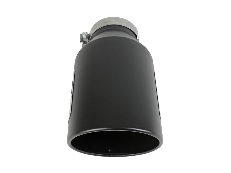 aFe Power Universal 5in Inlet 8in Outlet MACH Force-XP Clamp-On Exhaust Tip - Black - 49T50801-B15