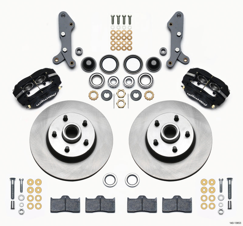 Wilwood Forged Dynalite-M Front Kit 11.30in 1 PC Rotor&Hub 60-68 Ford / Mercury Full Size / Galaxie - 140-13653