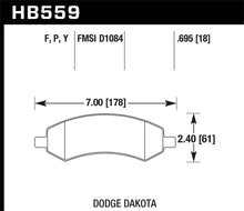 Load image into Gallery viewer, Hawk LTS Street Brake Pads - HB559Y.695