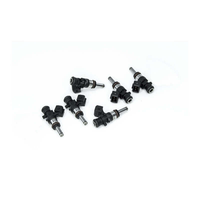 DeatschWerks Bosch EV14 Universal 40mm Compact Matched Set of 6 Injectors 500cc (Extended Nozzle) - 16MX-00-0500-6