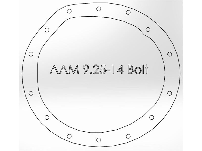 aFe Power Front/Rear Diff Cover Kit w/ Oil 03-13 Dodge L6 Trucks (AAM 9.25-14 & AAM 11.5-14) - 46-7700AB