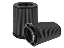 Load image into Gallery viewer, aFe Magnum FLOW Black Pro 5R Air Filter (Pair) (6x4)in F x (8-1/4x6-1/4in) B x (7-1/4x5in) Tx10in H - 24-91136K-MA