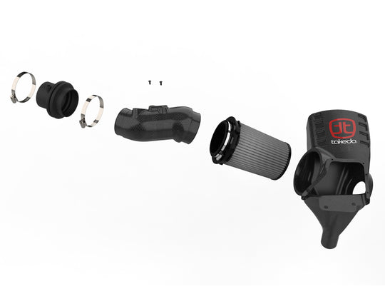 aFe Air Intake System Pro Dry S 17-19 Honda Civic Type R I4-2.0L (t) - 58-10002D