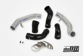 do88 Volvo S60 V60 XC60 V70 XC70 S80 3.0L T6 Pressure Pipes w/Black Hoses - TR-160-S