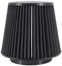 Load image into Gallery viewer, K&amp;N Universal Rubber Filter-Round Tapered 6in Flange ID x 9in Base OD x 6.625in Top OD x 7.5in H - RU-5177HBK