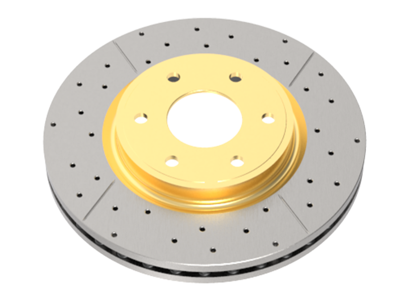 DBA 13-17 Lexus LS460 Except F Sport AWD Front Drilled & Slotted Street Series Rotor - DBA2728X