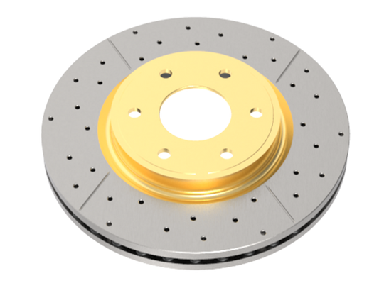 DBA 09-13 Infiniti FX50 (S51 Model) Rear Drilled & Slotted Street Series Rotor - DBA2339X