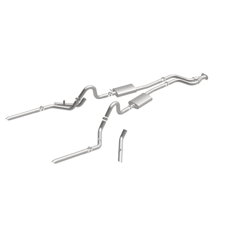 MagnaFlow SYS C/B 84-87 Buick Regal V6 3.8L Turbocharged SS 2.5in Street Series Dual Split Rear Exit - 16884