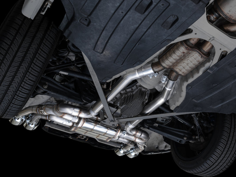 AWE Tuning 20-25 BMW X3 M/M Comp (F97) AWD SwitchPath Axle-Back Exhaust - Chrome Silver Tips - 3025-42301