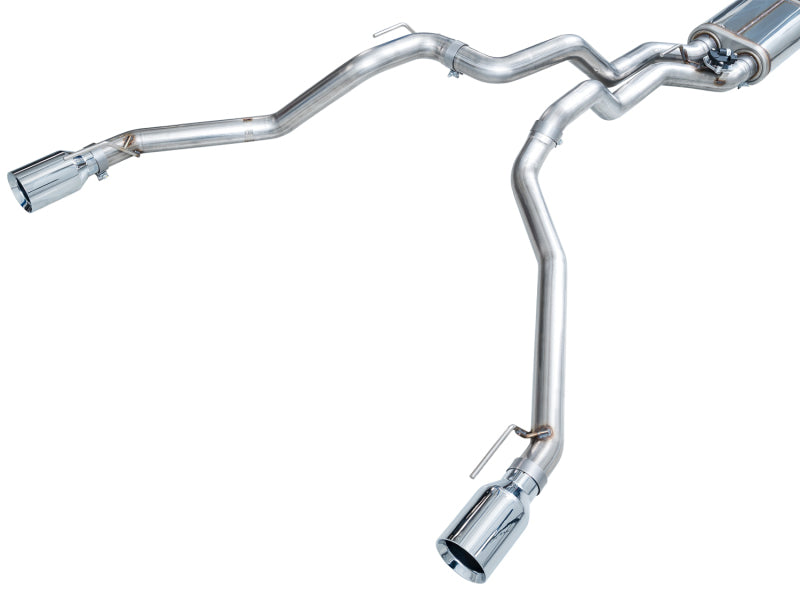 AWE 2024+ Ford Ranger Raptor 3.0L Switchpath Cat-Back Exhaust - Chrome Silver Tips - 3025-32306