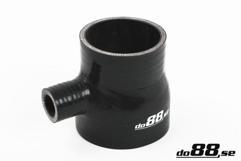 do88 Audi S2/RS2/Ur-Quattro 2.2T Throttle Body Hose - Black - DO88-KIT53-4S