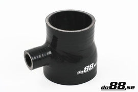 do88 Audi S2/RS2/Ur-Quattro 2.2T Throttle Body Hose - Black - DO88-KIT53-4S