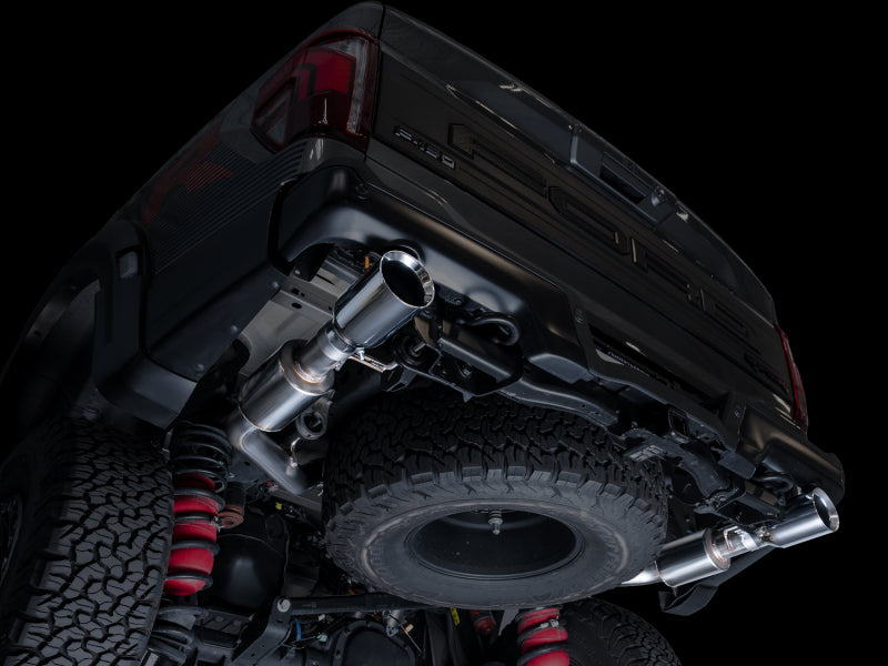 AWE Tuning Gen 3 Raptor R SwitchPath Exhaust - Chrome Silver Tips - 3025-32852