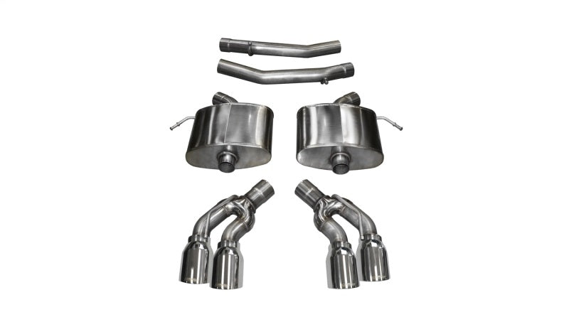 Corsa 2016-2019 Cadillac CTS V 6.2L V8 2.75in Polished Xtreme Axle-Back Exhaust - 14358