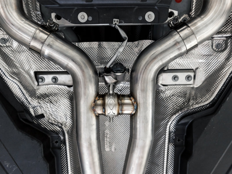 AWE Tuning 2019+ Mercedes-Benz C63 AMG Coupe (W205) SwitchPath Cat-Back Exhaust - No Tips - 3025-11005