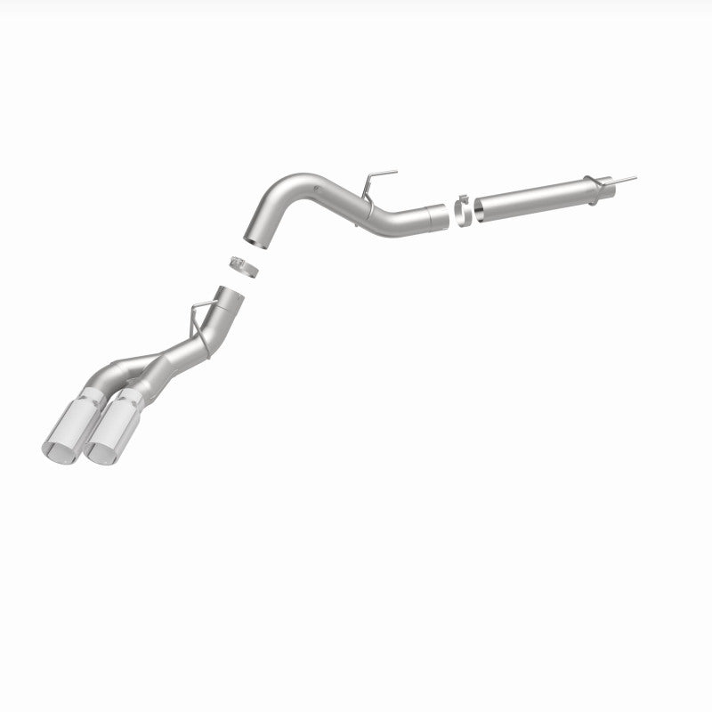 MagnaFlow CatBack 2018 Ford F-150 V6-3.0L Dual Exit Polished Stainless Exhaust - MF Series - 19422