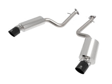 Load image into Gallery viewer, aFe Takeda 14-22 Lexus IS350 V6 2.5in. 304 Stainless Steel Axle-Back Exhaust System w/ Black Tip - 49-36060-B