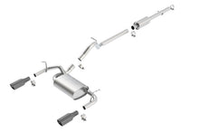 Load image into Gallery viewer, Borla 12-16 Jeep Wrangler 3.6L AT/MT 4DR 4WD S SQ RL AC SR 2.5in 2in TIP 3.5inx3.28in Black Chrome - 140459BC