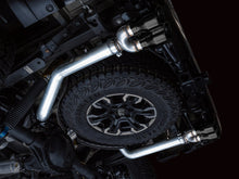 Load image into Gallery viewer, AWE Tuning 22-23 GMC Sierra 1500 AT4X 6.2L 0FG Catback Split Dual (Flat Bumper) - Diamond Black Tips - 3015-43284