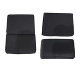 NRG FRP Bucket Seat Cushion- Black Fabric 3 Pcs - SC-300BK