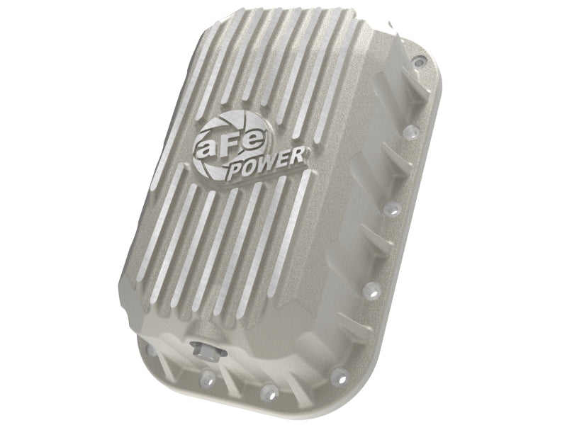 aFe POWER Street Series Engine Oil Pan Raw w/ Machined Fins Jeep Wrangler (JK) 12-18 V6-3.6L - 46-71450A