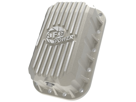 aFe POWER Street Series Engine Oil Pan Raw w/ Machined Fins Jeep Wrangler (JK) 12-18 V6-3.6L - 46-71450A
