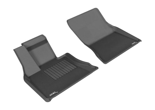 3D MAXpider 2014-2019 BMW X5/X6 F15/F16 Kagu 1st Row Floormat - Black - L1BM05511509