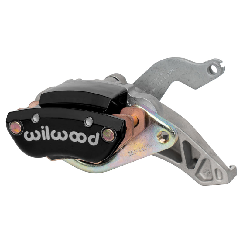 Wilwood MC4 Mechanical Parking Brake Caliper - R/H - Black - 0.81in Disc - 120-18266-BK