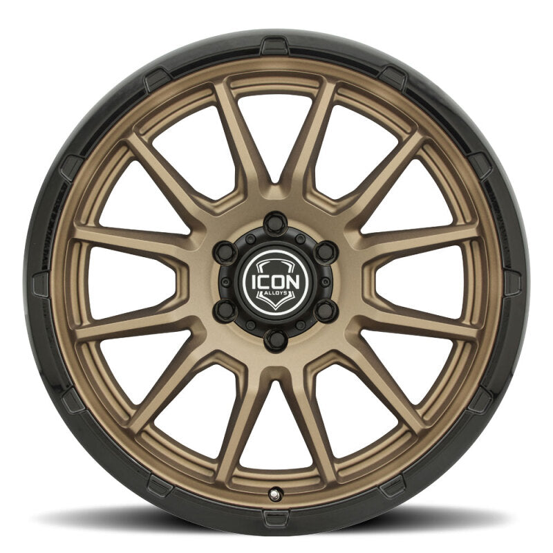 ICON Alloys Cajon 20x9 / 5x150 / 16mm / 5.625in BS Satin Bronze Wheel w/ GB Lip - 8320905556SBGB