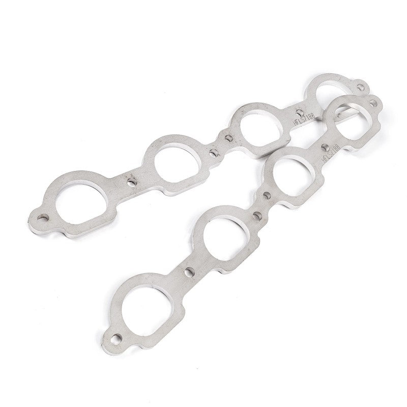 Stainless Works Chevrolet LS7 D-Port Shaped Header 304SS Exhaust Flanges 1-7/8in Primaries - HFLS7188
