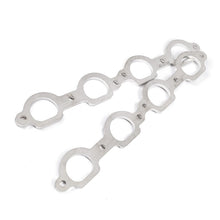 Load image into Gallery viewer, Stainless Works Chevrolet LS7 D-Port Shaped Header 304SS Exhaust Flanges 1-7/8in Primaries - HFLS7188