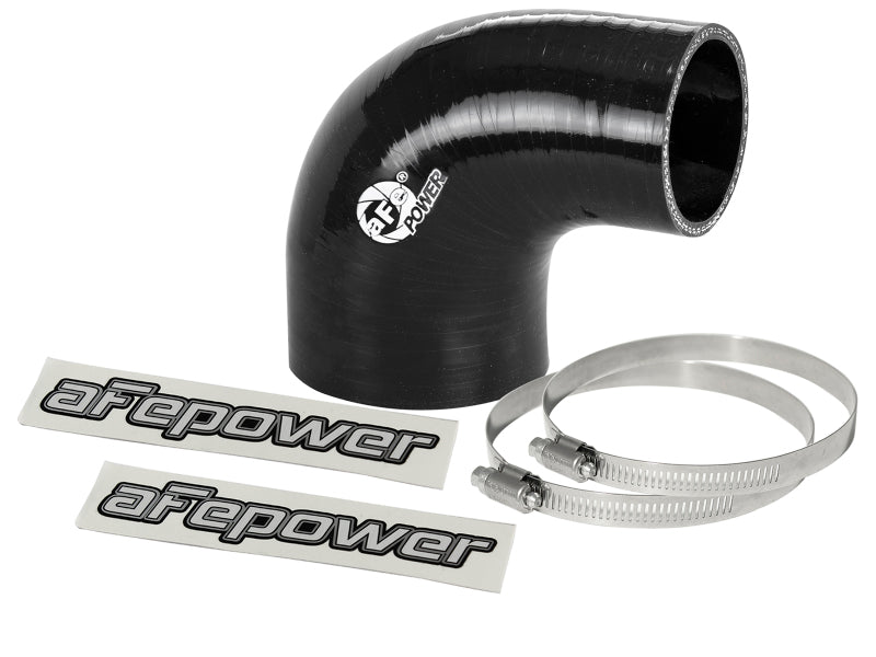 aFe Magnum FORCE Intake Coupling Kit (2-3/4 IN ID to 2 IN ID x 90 Deg.) Elbow Coupler - Black - 59-00102