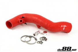 do88 Volvo S60/V70/XC70/S80/XC90 Turbo 3in Inlet Hose Red - DO88-KIT73R