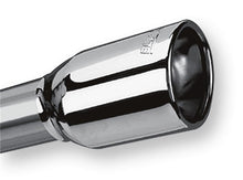 Load image into Gallery viewer, Borla Universal Polished Tip Single Oval Rolled Angle-Cut w/Clamp (inlet 2 1/4in. Outlet 3 5/8 x 2 1 - 20153