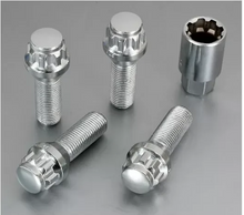 Load image into Gallery viewer, Project Kics Chrome Kics Bull Lock Bolt 14X1.25 28mm - W63528