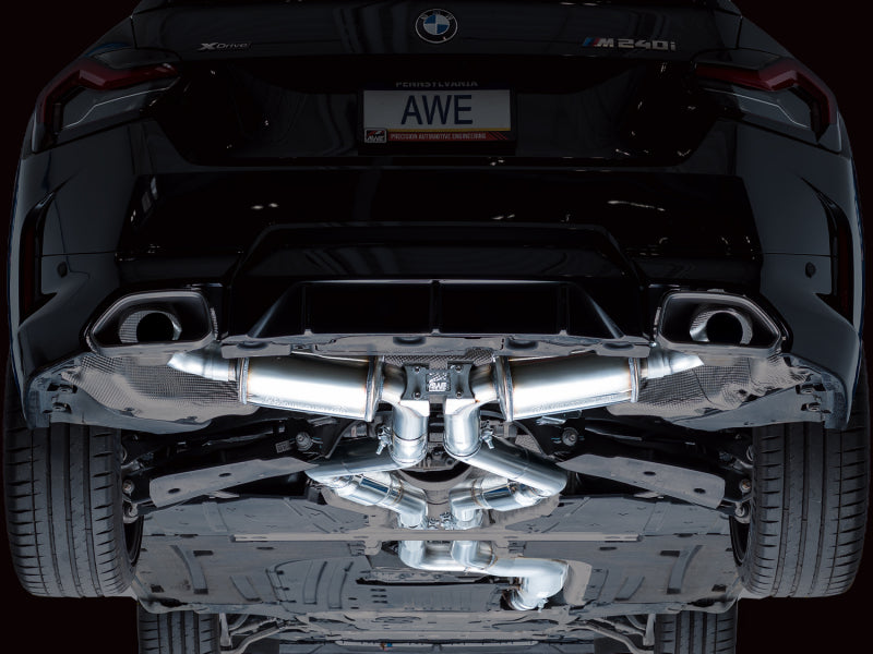 AWE Tuning 22-26 BMW M240i (G42) Touring Edition Exhaust - OE Tips - 3015-31240