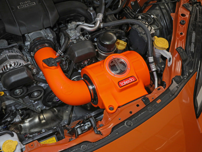 aFe 22-23 Toyota GR86 / Subaru BRZ Takeda Momentum Pro 5R Orange Edition Cold Air Intake System - 56-70056KN