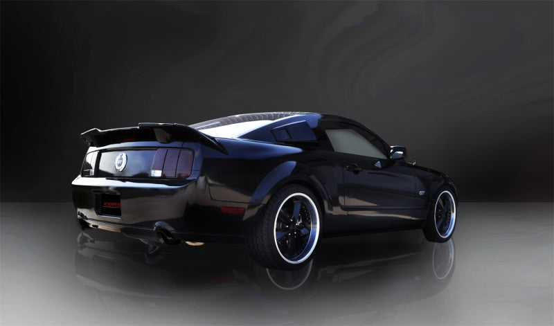 Corsa 2005-2010 Ford Mustang Shelby GT500 5.4L V8 Black Sport Axle-Back Exhaust - 14311BLK