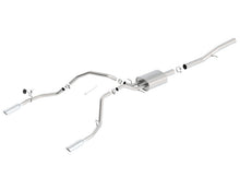 Load image into Gallery viewer, Borla 14 Silv/Sierra 1500 EC Std/CC Short 143.5in WB S-Type Single Split Rear Exit Cat-Back Exhaust - 140571