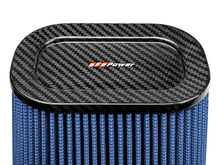 Load image into Gallery viewer, aFe Magnum FLOW Pro 5R Air Filter (5.5x 7.5)in F (9x 7)in B (5.8 x 3.8)in T (Carbon Fiber) x 10in H - 24-90110-CF