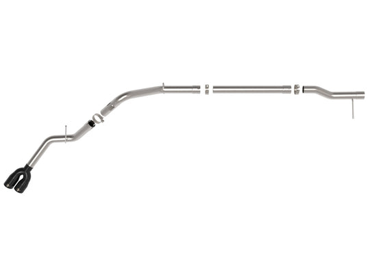 aFe Rebel XD Series 3 IN 304SS DPF-Back 23-24 GM Trucks L6-3.0L (td) LZ0- Dual Black Tip - 49-34145-B