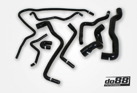 do88 SAAB 9-3 Turbo T7 99-03 Coolant Hoses Black - DO88-KIT101S
