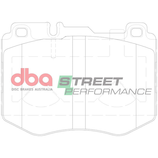 DBA 15-18 Mercedes-Benz C300 (w/Sport Package/AMG Sport Package) Front SP Performance Brake Pads - DB15182SP