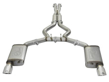Load image into Gallery viewer, aFe MACHForce XP 3in Sport Tone Cat-Back Exhausts w/ Polished Tips 15-17 Ford Mustang V6/V8 - 49-33087-P