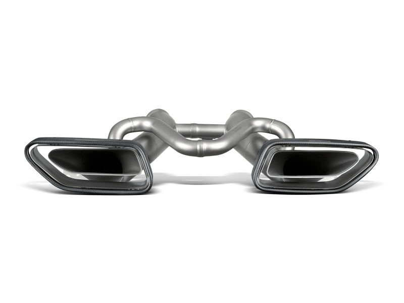 Akrapovic 14-17 McLaren 650S/650S Spyder Slip-On Line (Titanium) w/ Carbon Tips - S-MC/TI/2