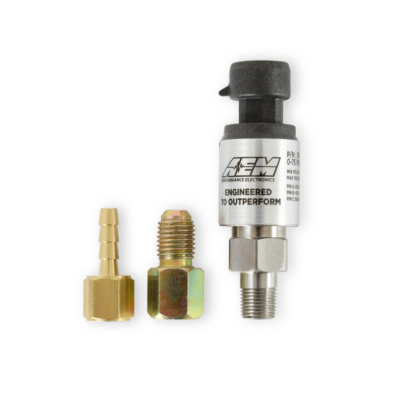 AEM 5 BAR MAP or 75 PSIA Stainless Steel Sensor Kit - 30-2130-75