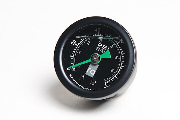 Radium Engineering 0-100 PSI Fuel Pressure Gauge w/ 8AN Adapter - 20-0075